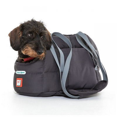 DoctorBark Hundetragetasche grau