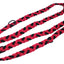 Führleine geflochten 10mm/200cm sw-rot