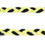 Führleine geflochten 10mm/200cm sw-gelb