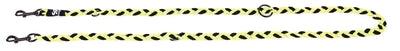 Führleine geflochten 10mm/200cm sw-gelb
