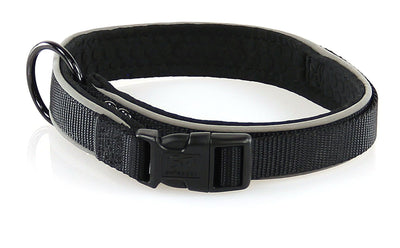 Halsband Crio reflektierend 15mm schwarz
