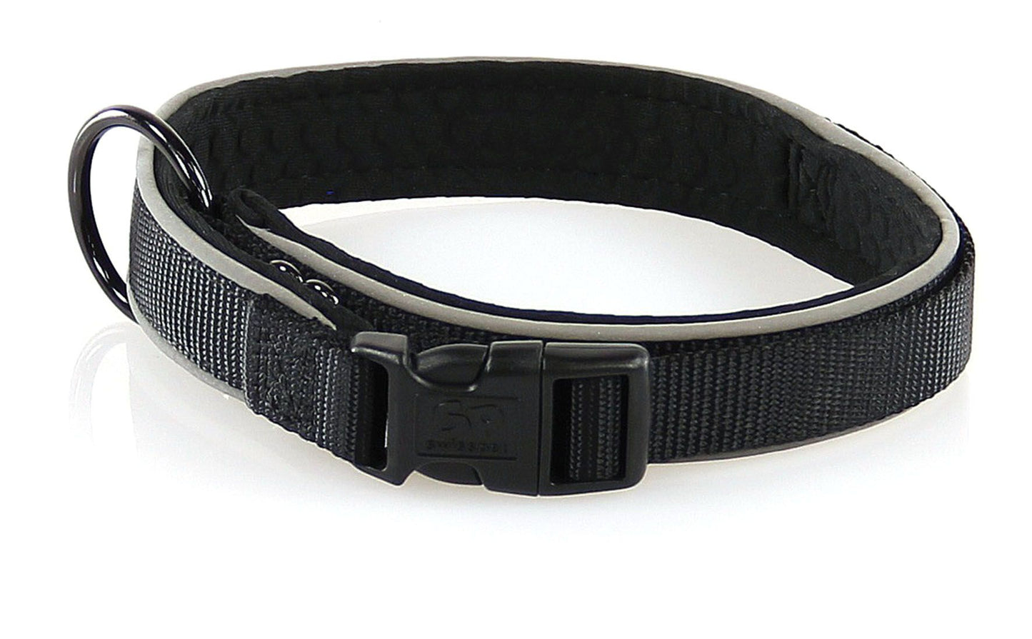 Halsband Crio reflektierend 15mm schwarz