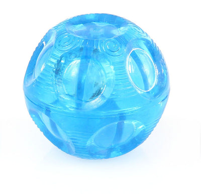 Hundespielzeug Leuchtball Lumo, blau