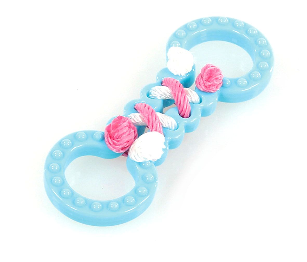 Puppy-Play Doppelring L=16cm hellblau