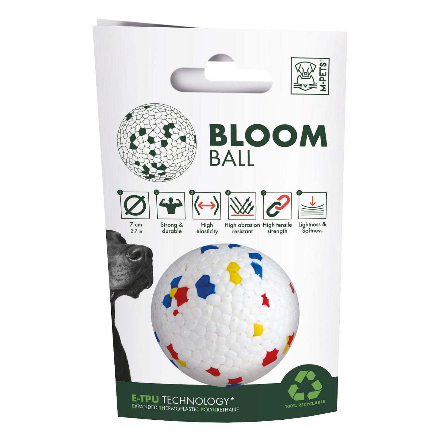 M-Pets Hundespielzeug Bloom Ball I,