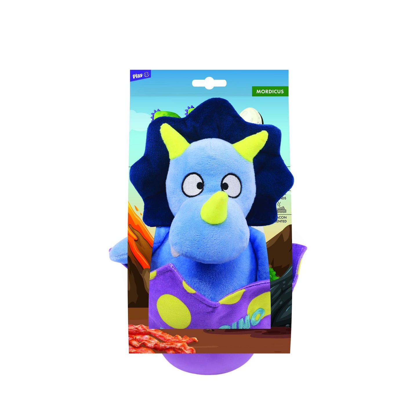 M-Pets Hundespielzeug Dino, lila