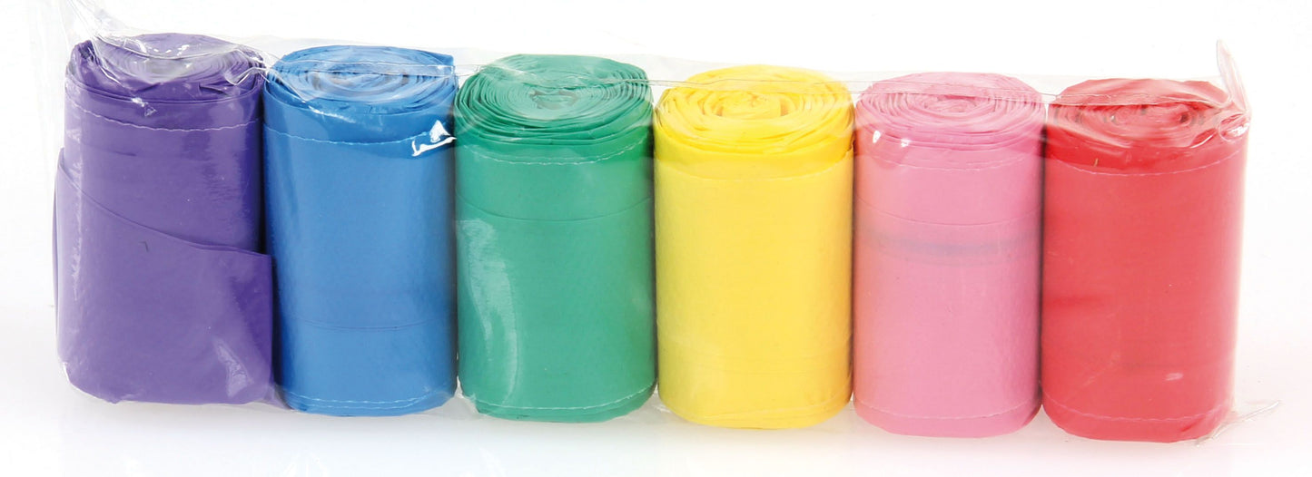 swisspet Poop-Bag Rainbow, 6x12, 72 Stk.