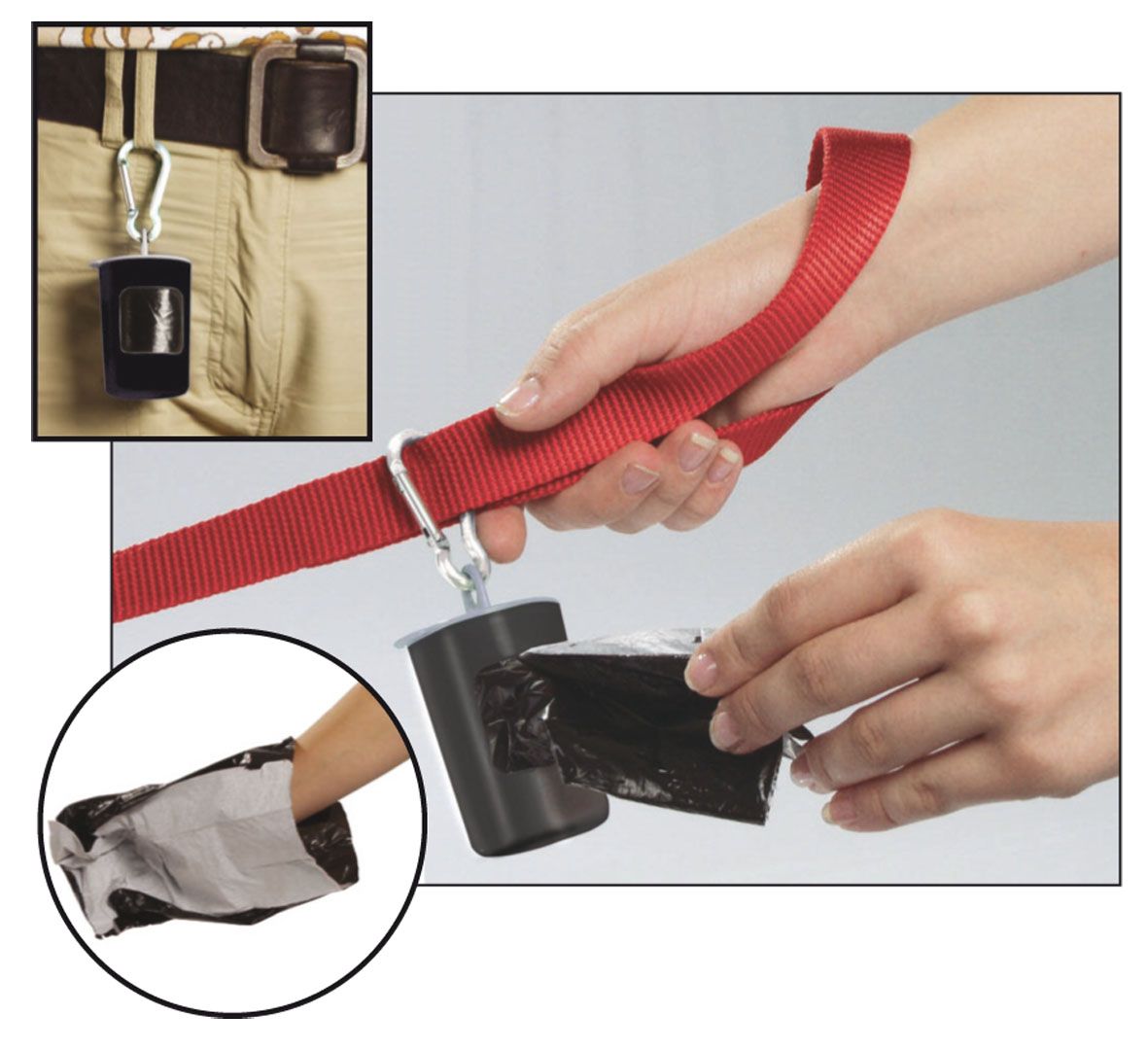 Poop-Bag, Anhänger mit Kotbeutel 20er