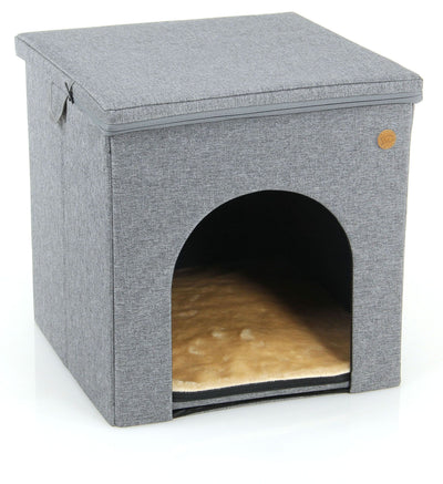 swisspet Hunde-&Katzenhöhle Booster grau