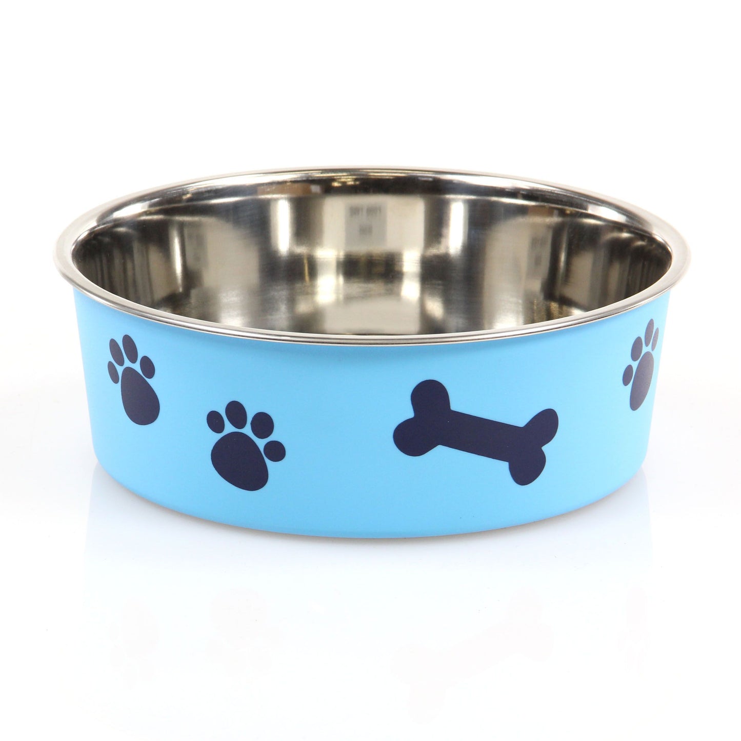 swisspet Edelstahlnapf Bella Bone S blau