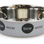 swisspet Edelstahlnapf Bow Wow S grau