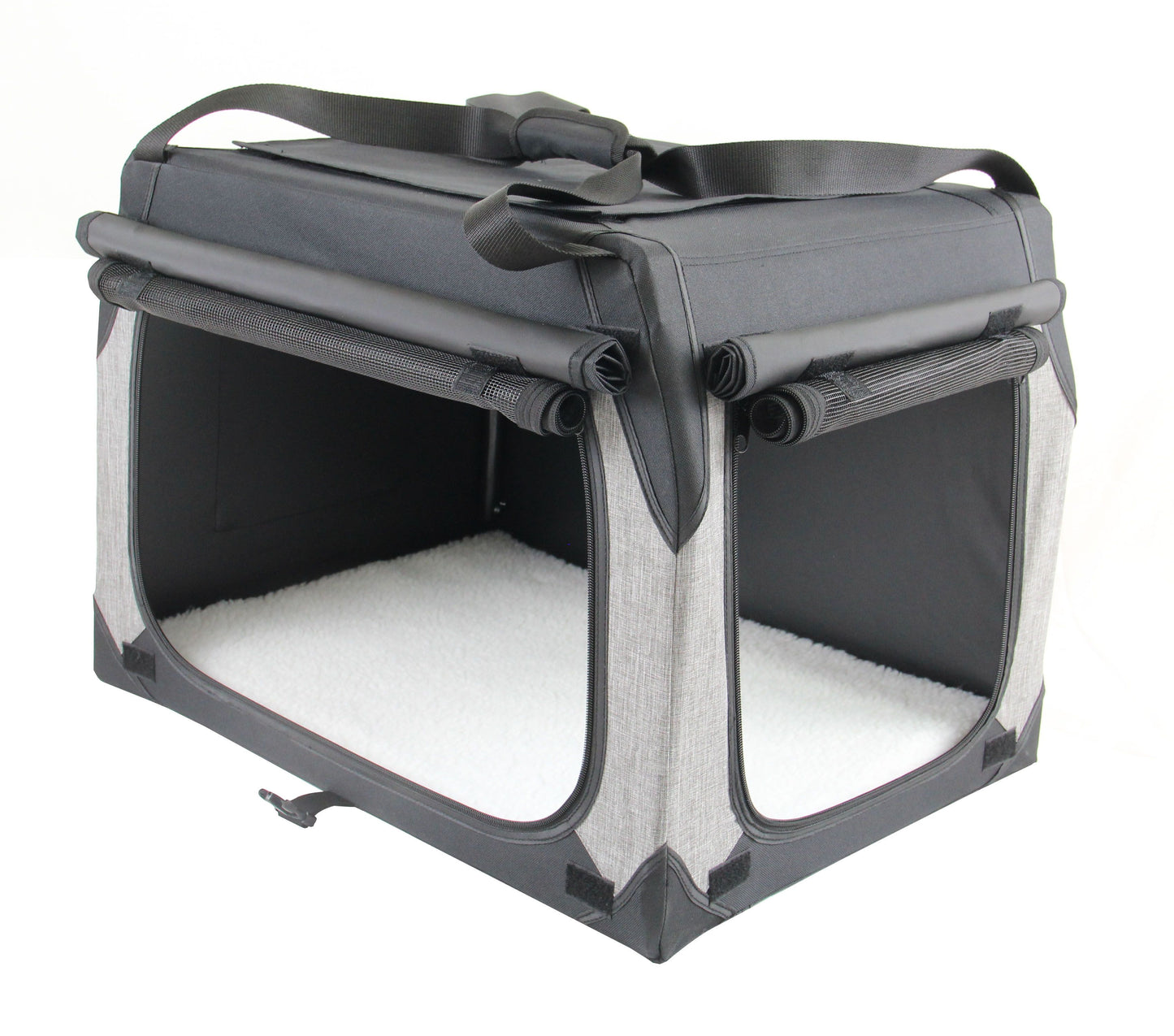 swisspet Transportbox Riva S sw/grau