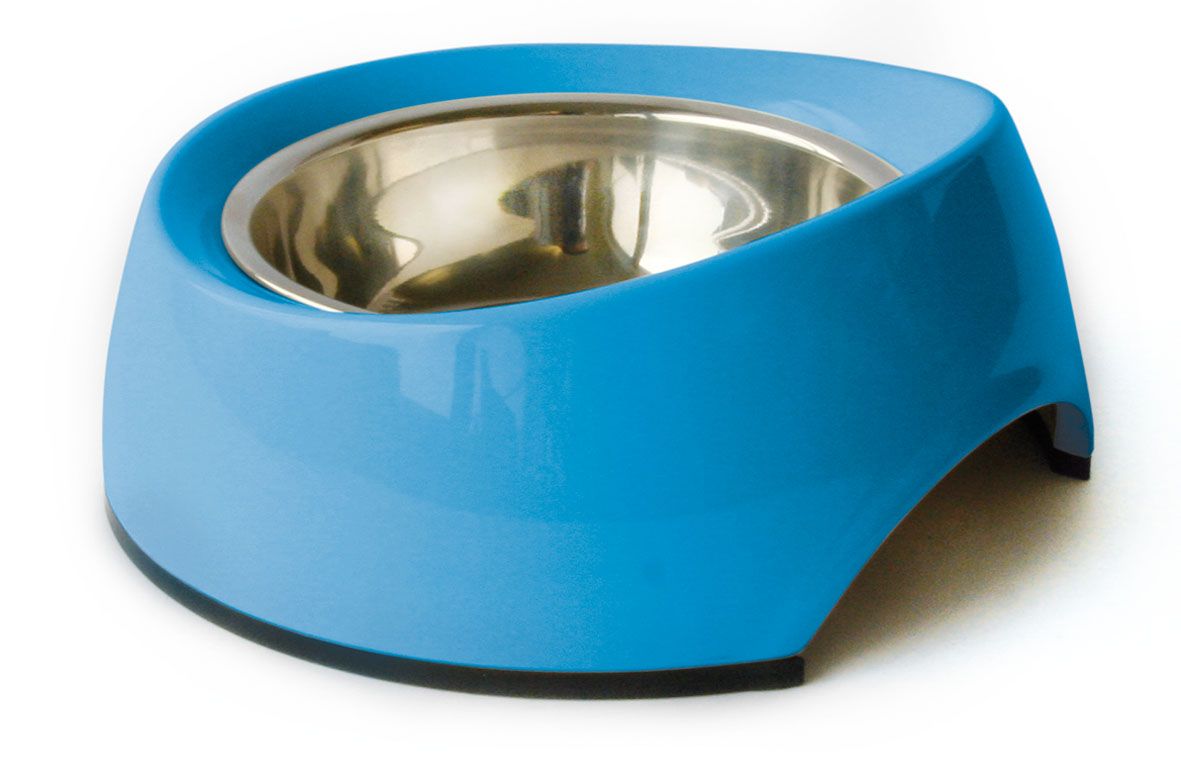 Melamin Napf mit hohem Rand, S, blau