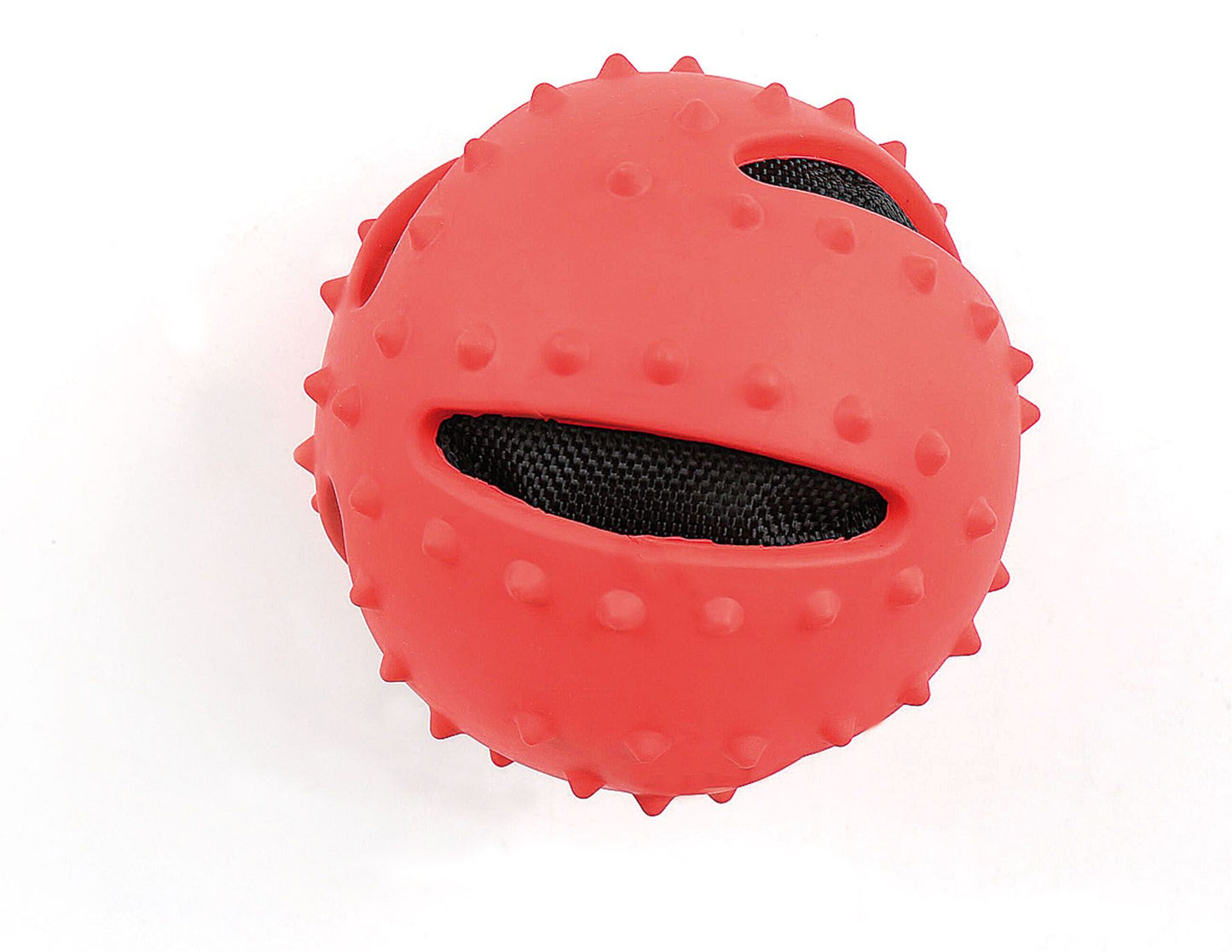 Hundespielzeug Joy-Ball D=9.5cm rot/sw