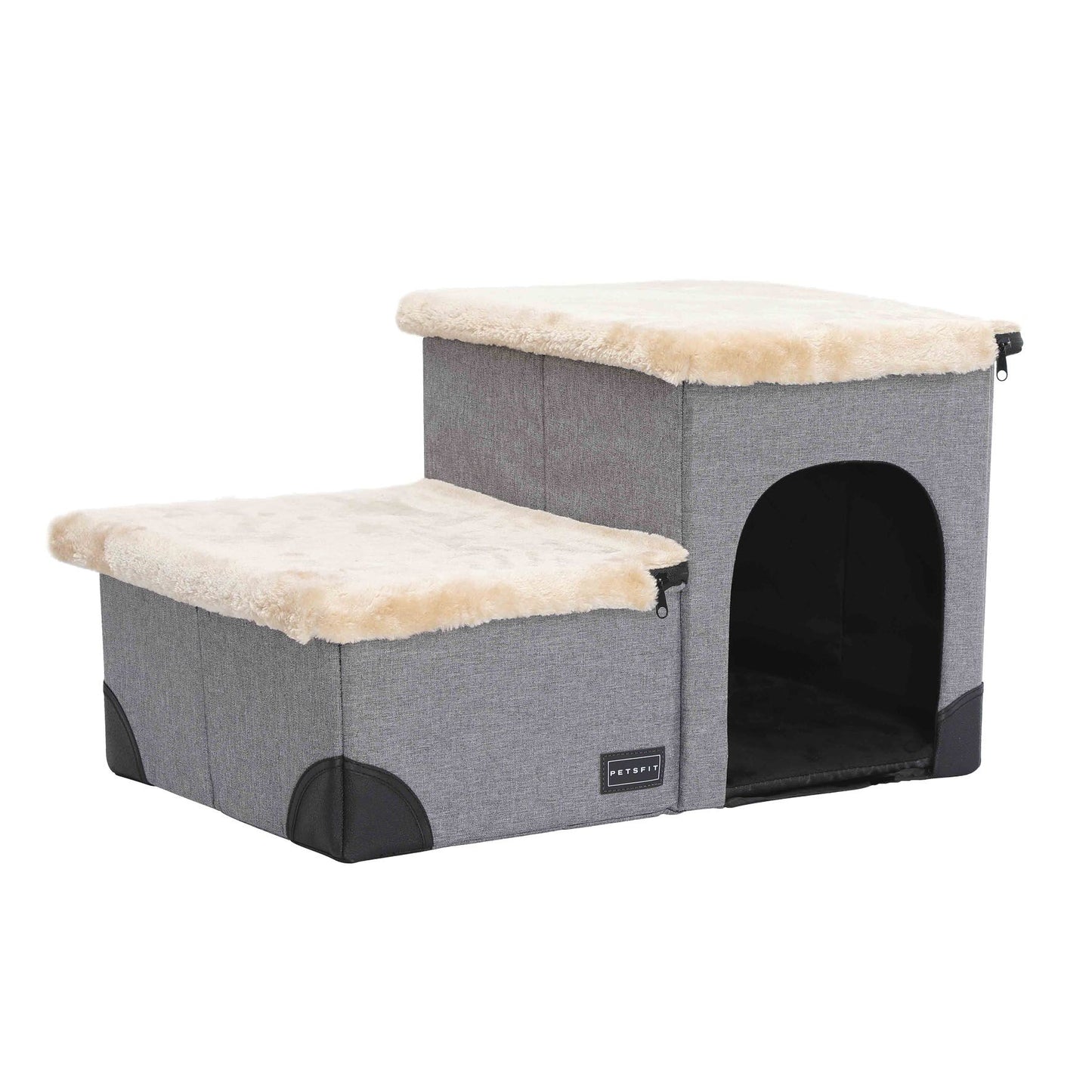 Petsfit K.&Hundetreppe Filou, L, grau