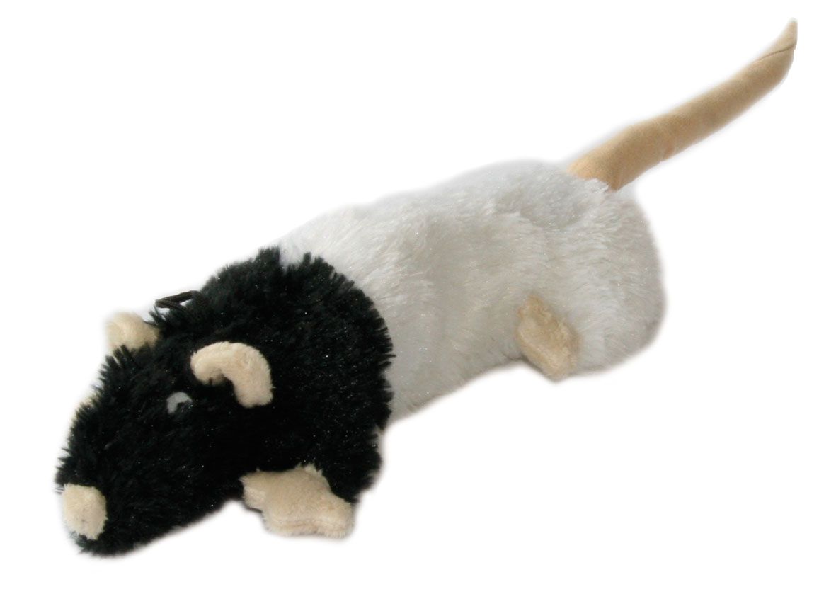 swisspet Plüsch Ratte mit Squeeker