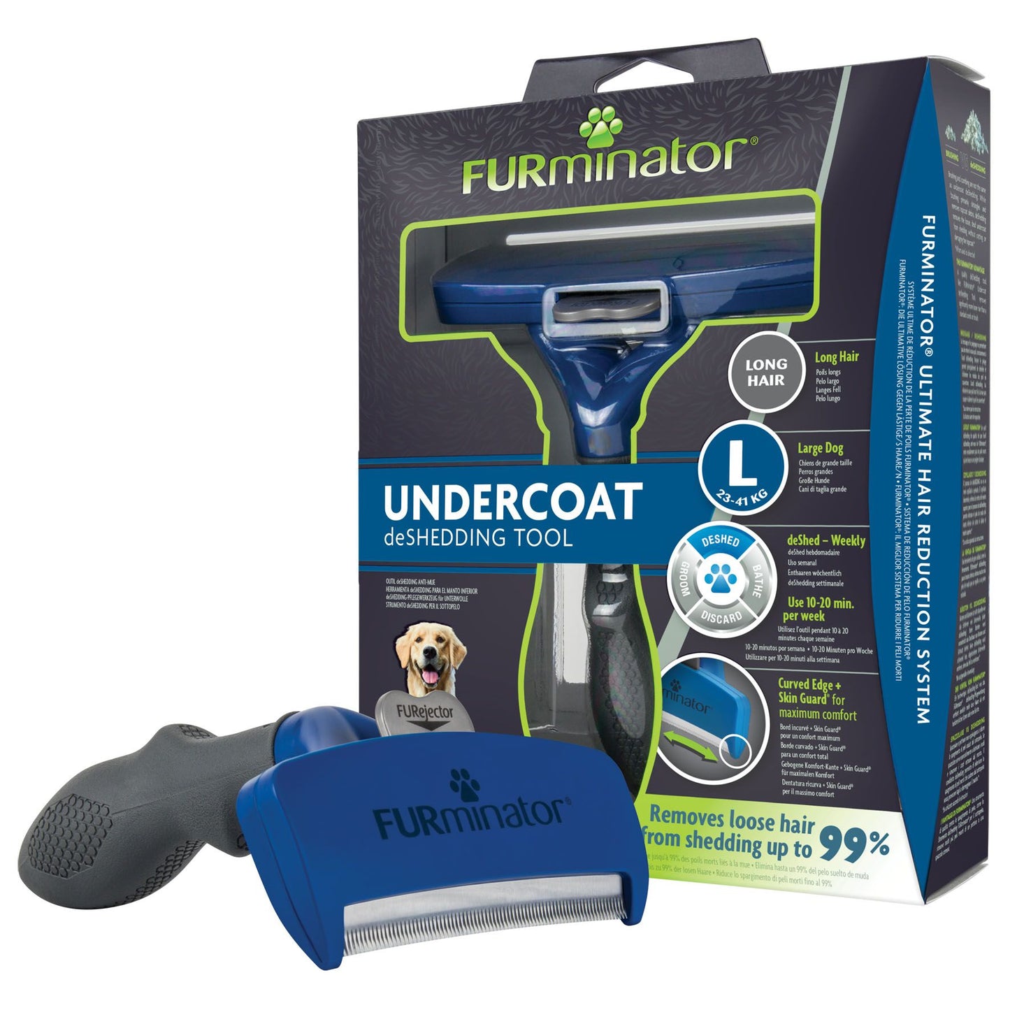FUR Hund deShedding S Langhaar