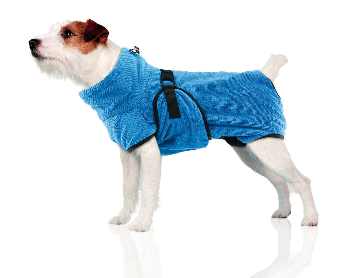 swisspet Wety Hundebademantel L blau