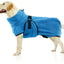 swisspet Wety Hundebademantel L blau