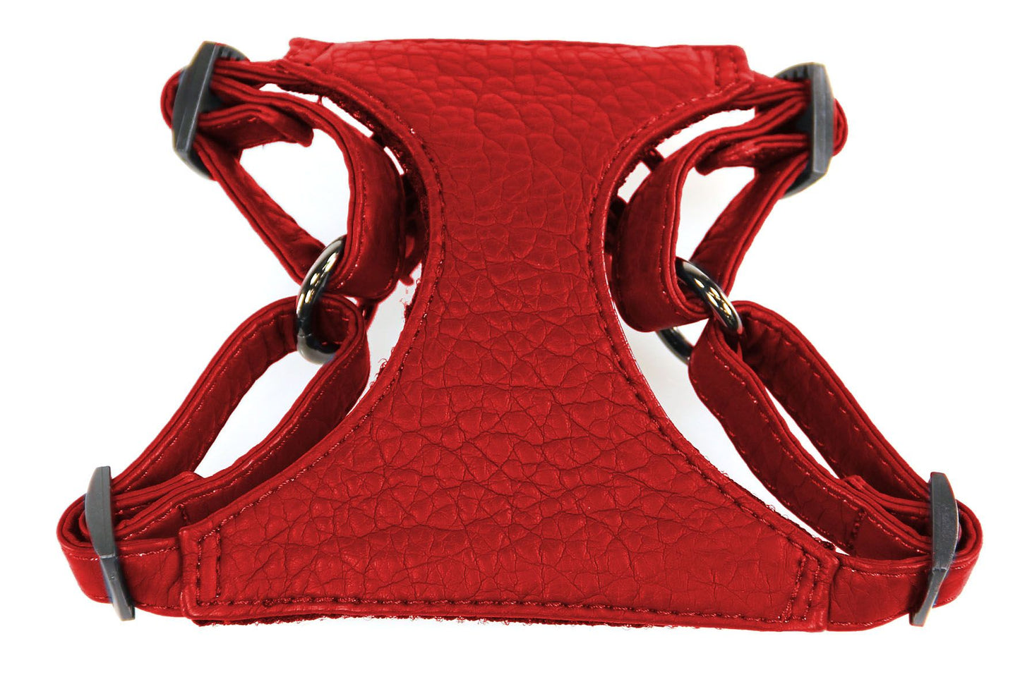 Hundegeschirr aus Soft-Kunstleder XS rot
