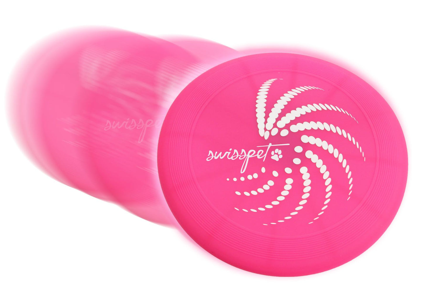 Hundespielzeug Leucht-Frisbee D20cm rosa