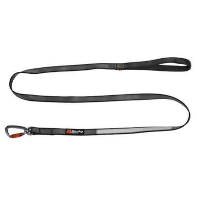 Non-stop Move Leash, black 1.5mx10mm
