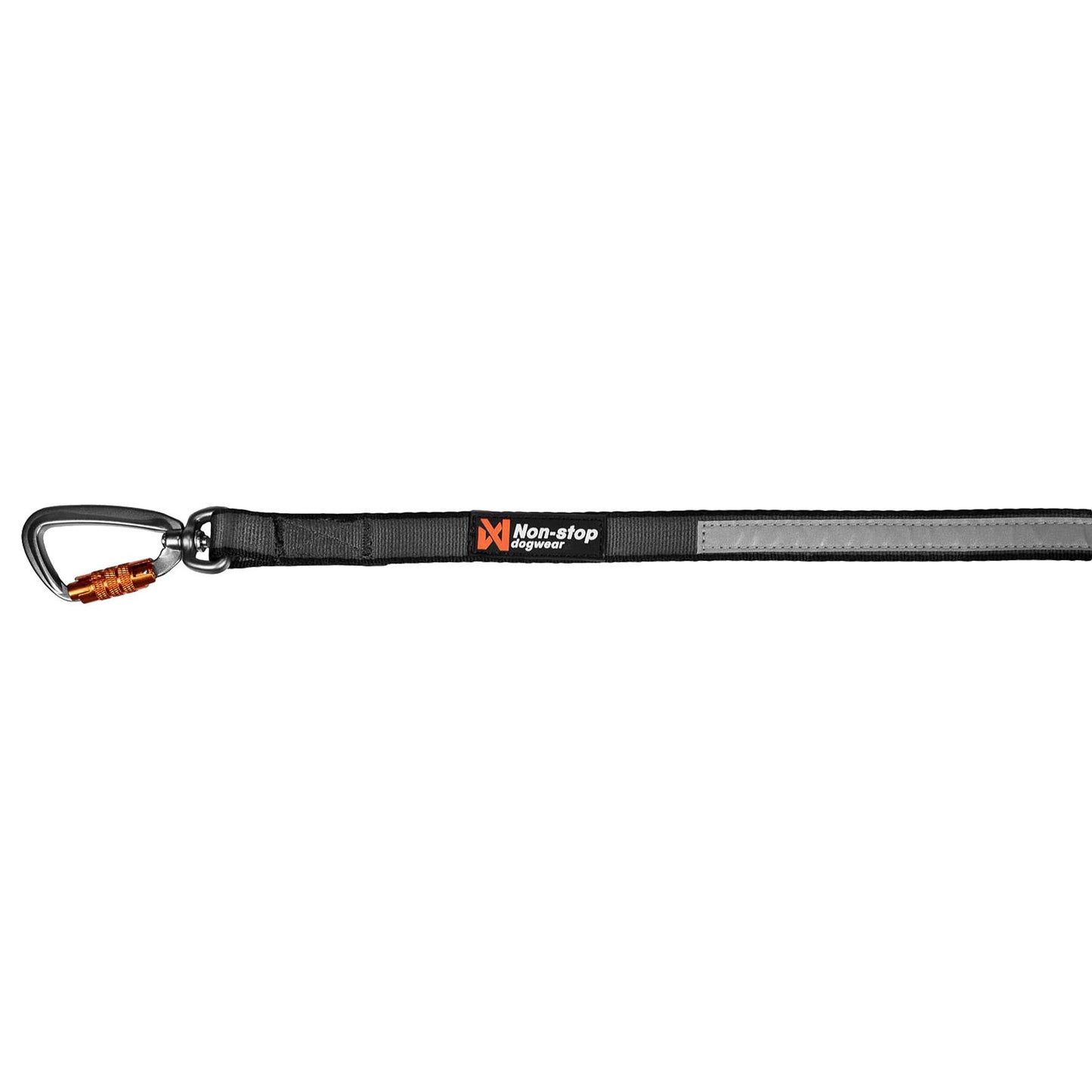 Non-stop Move Leash, black 1.5mx10mm