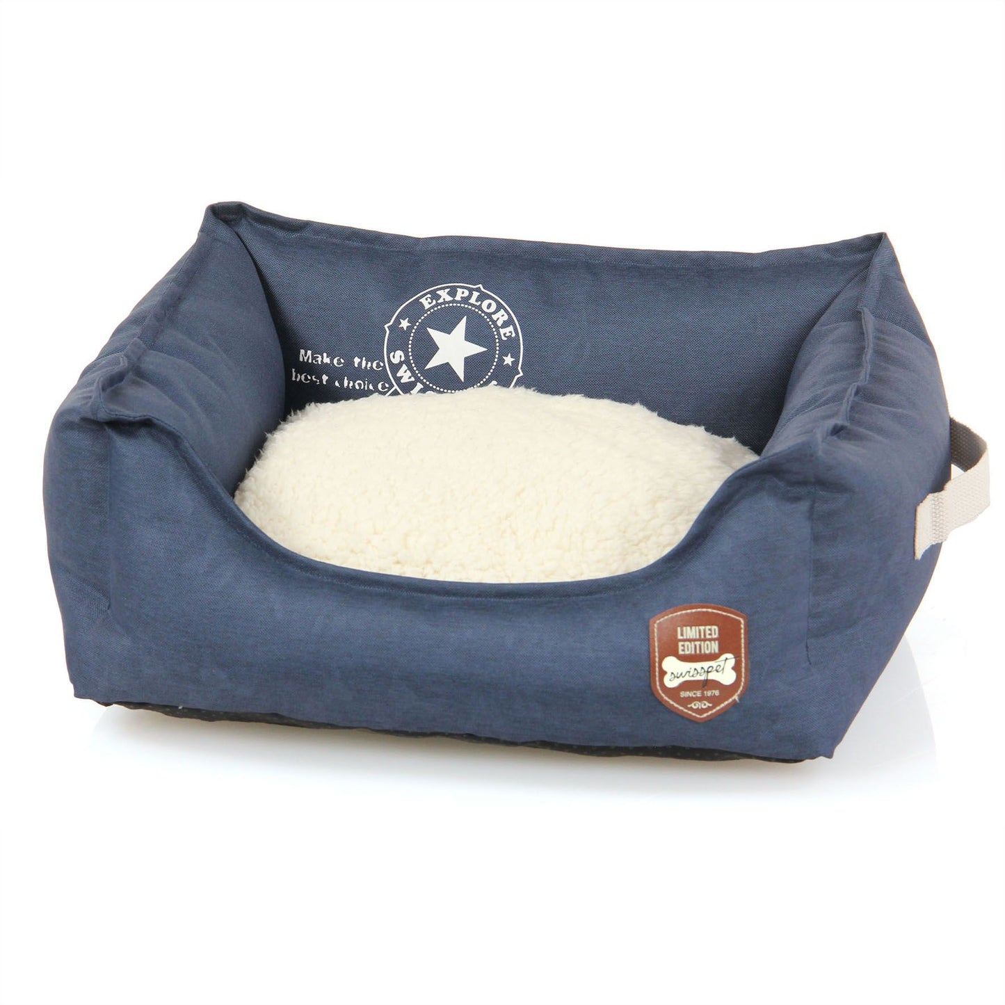 swisspet H.& Katzenbett Denim S blau