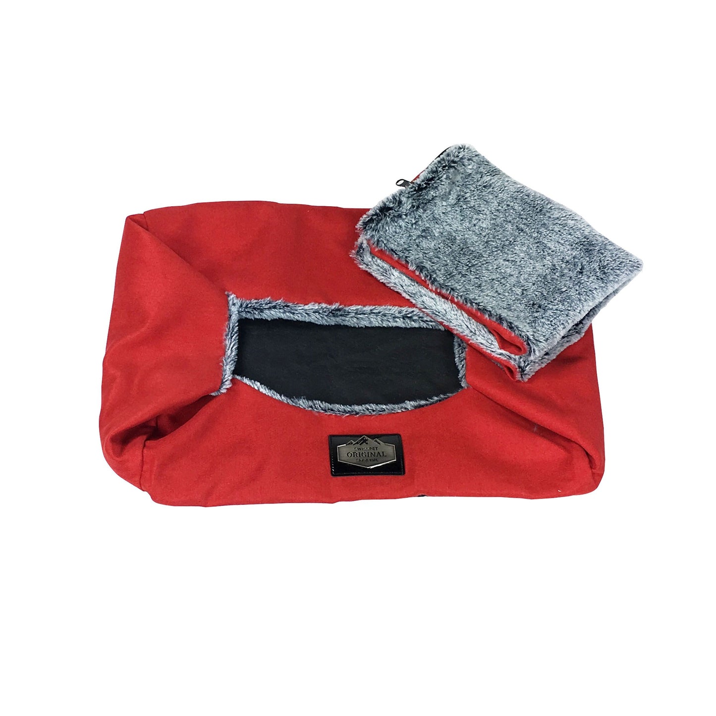 H- & Katzenbett Überzug Pluo28 M rot