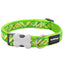 RedDingo Dog Collar Design Lime Green