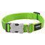RedDingo Dog Collar Plain Lime Green