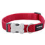 RedDingo Dog Collar Plain Red