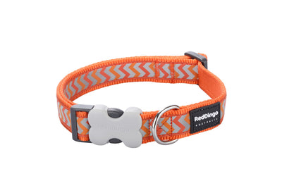 RedDingo Dog Collar Reflective Ziggy
