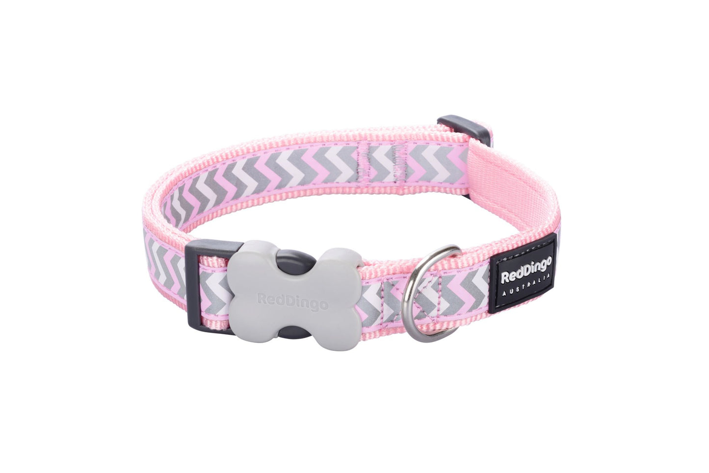 RedDingo Dog Collar Reflective Ziggy