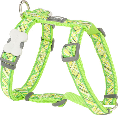 RedDingo Harness Flanno Lime Green