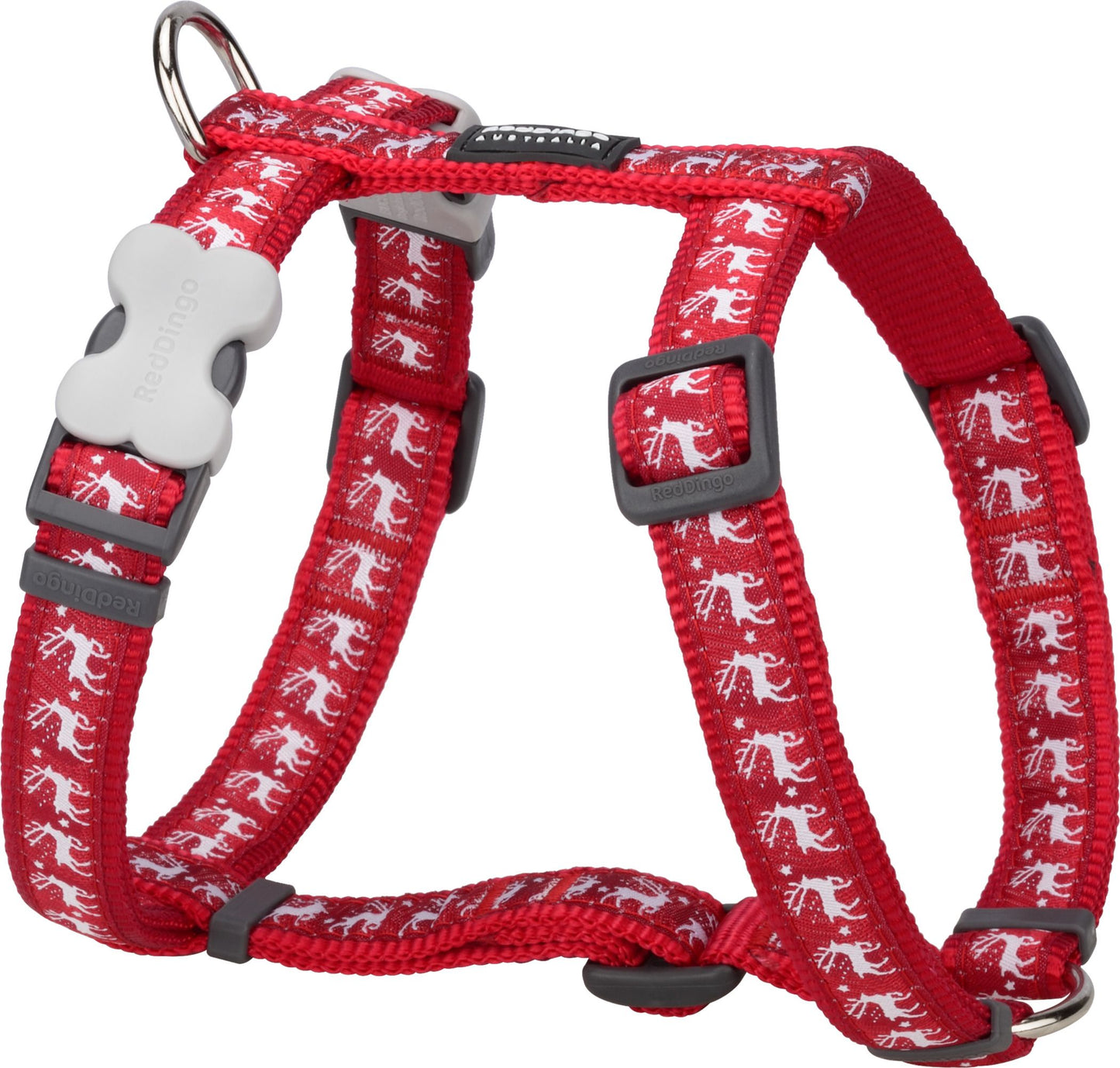 RedDingo Harness Reindeer Red