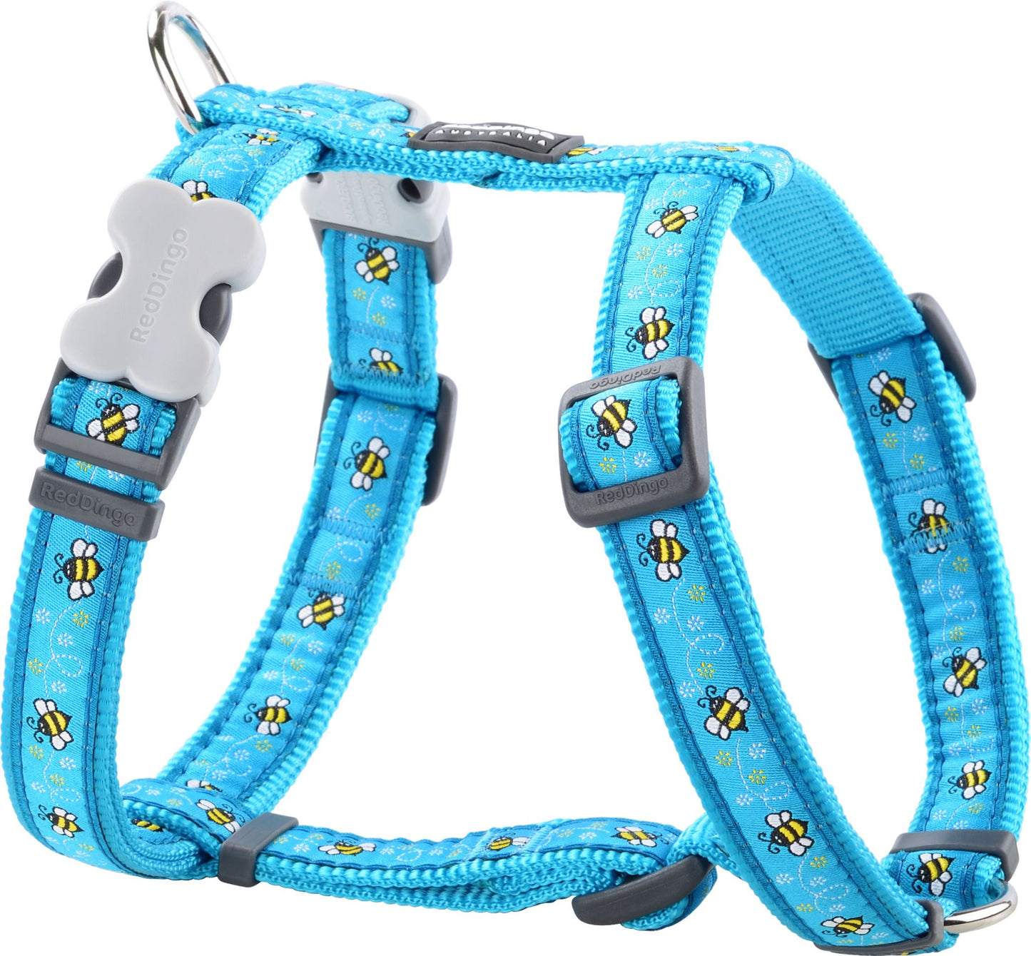 RedDingo Harness Bumble Bee Turquoise