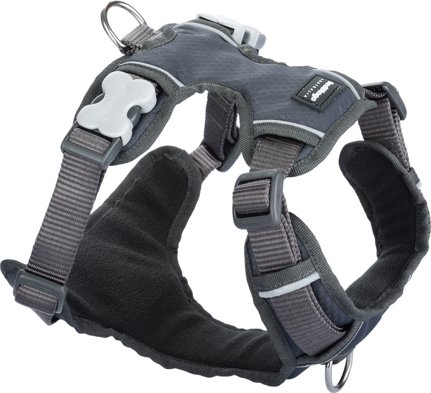 RedDingo Padded Harness Cool Grey