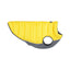 RedDingo Puffer jacket Yellow/Grey