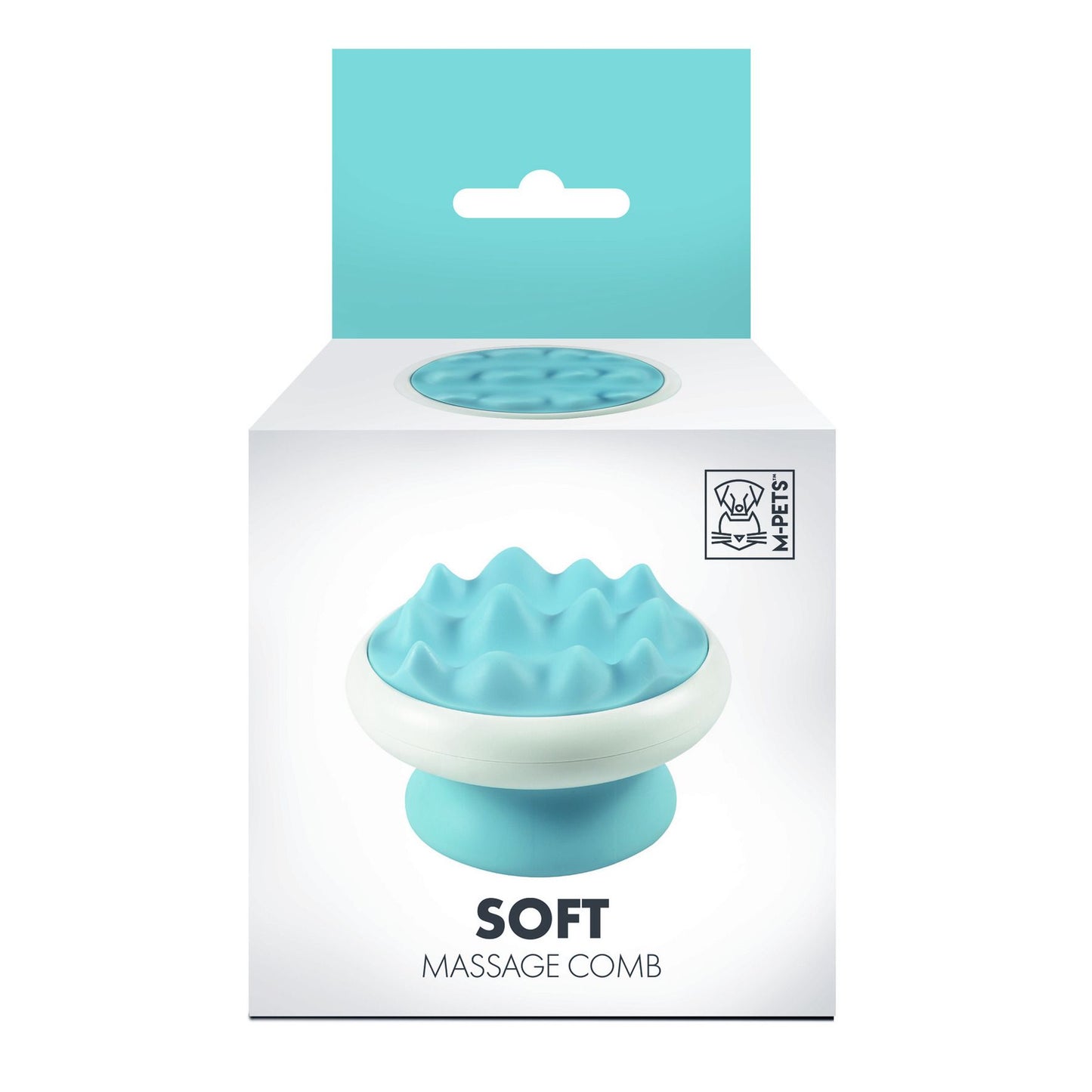 M-Pets Massagekamm, grobe Zähne,
