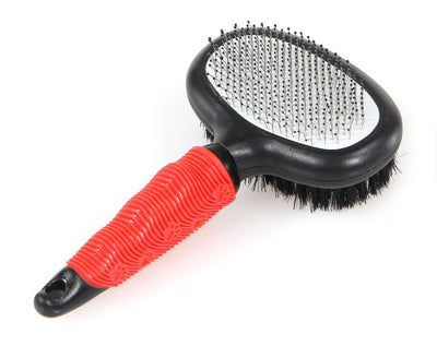 swisspet Care Doppelbürste, oval L=20cm