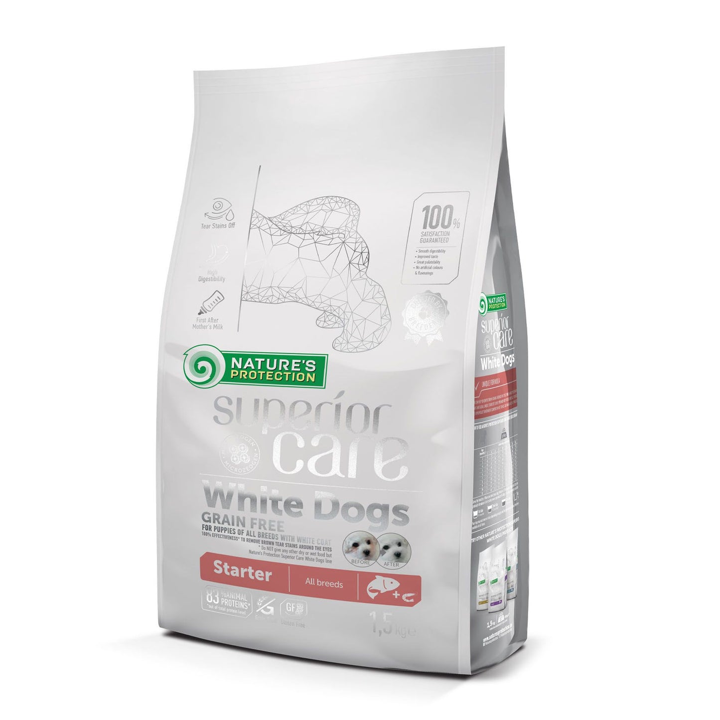 Sup Care Dog White Start. AB Lachs