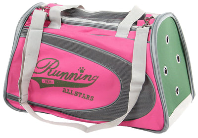 Hund- & Katzen-Tragtasche Allstars pink