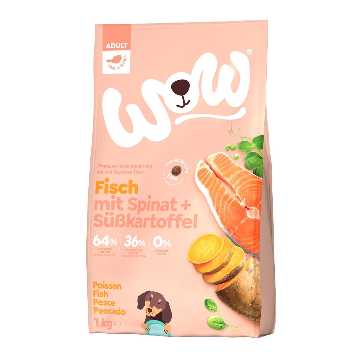 WOW Trockenfutter Minis Adult Fisch