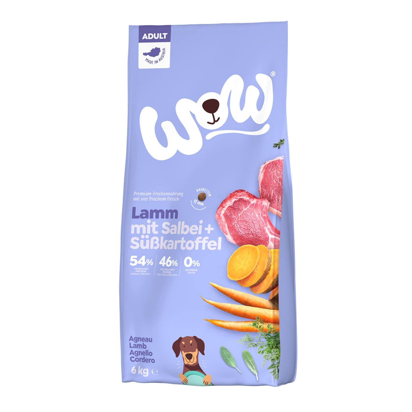 WOW Trockenfutter Adult Lamm