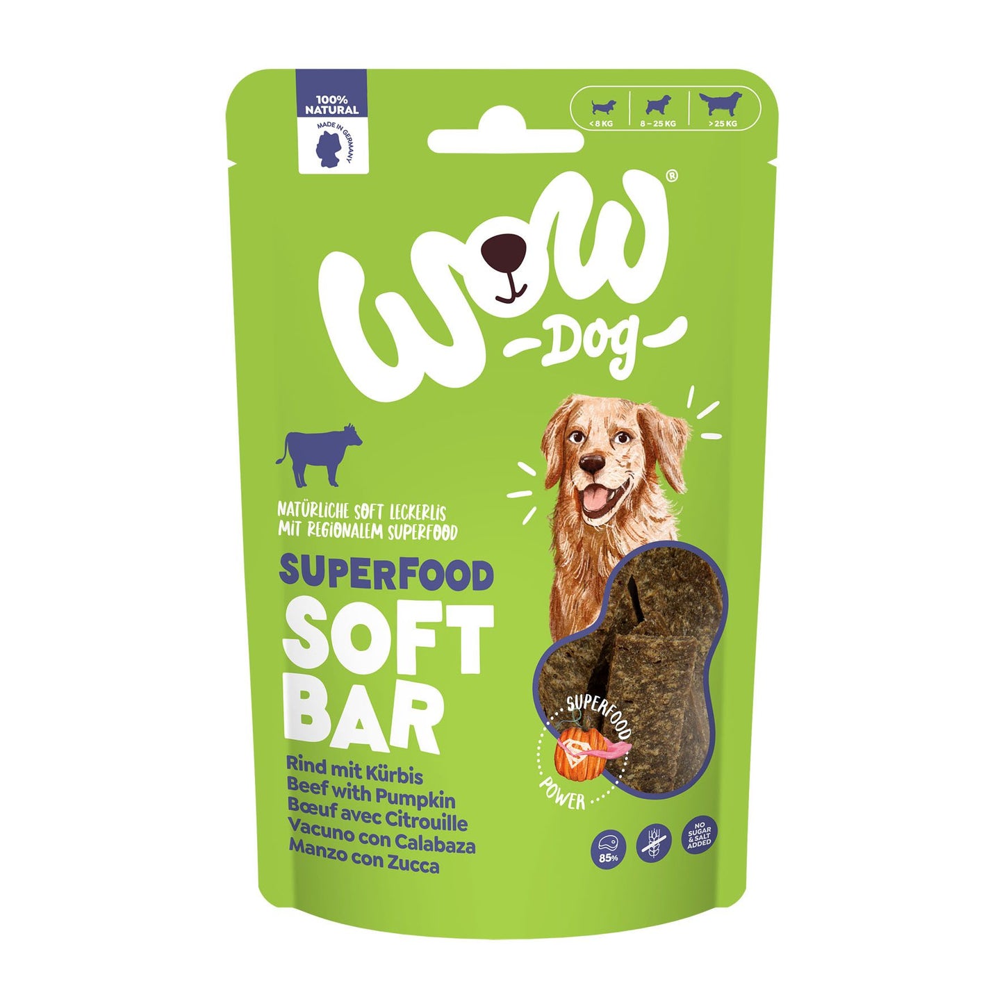 WOW Soft Bar Rind mit Kürbis