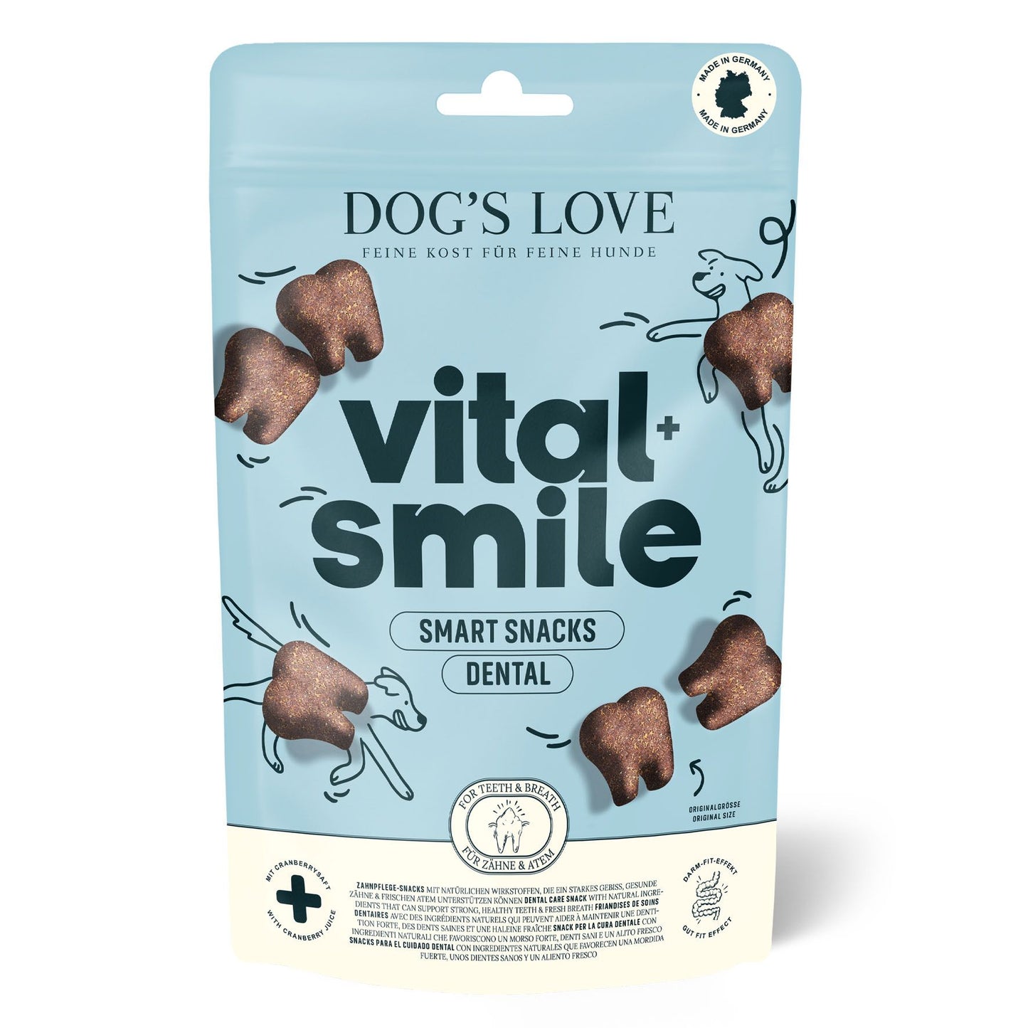 DOG'S LOVE Vital + Smart Snacks SMILE 150