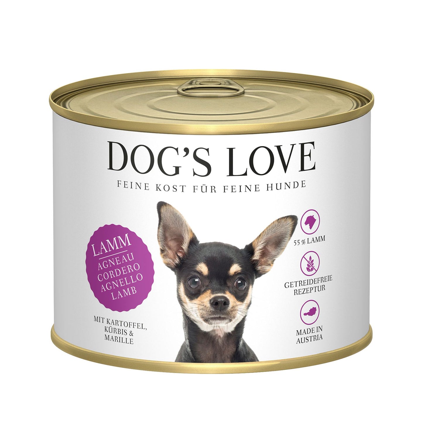 DOG'S LOVE Lamm Kart & Kürbis & Aprikos