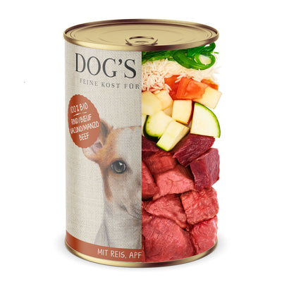 DOG'S LOVE Rind Reis & Apfel & Zucchini