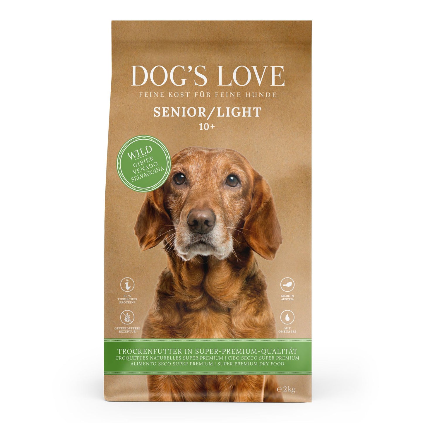 DOG'S LOVE Wild Süßkartoffel & Spinat
